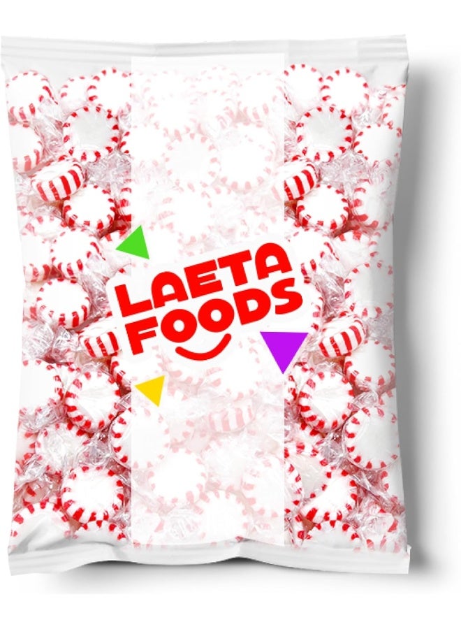 LAETAFOOD Starlight Peppermint Mints | 1 Pound Bag - Approx. 75 Count | Hard Candy | Individually Wrapped - Image 3